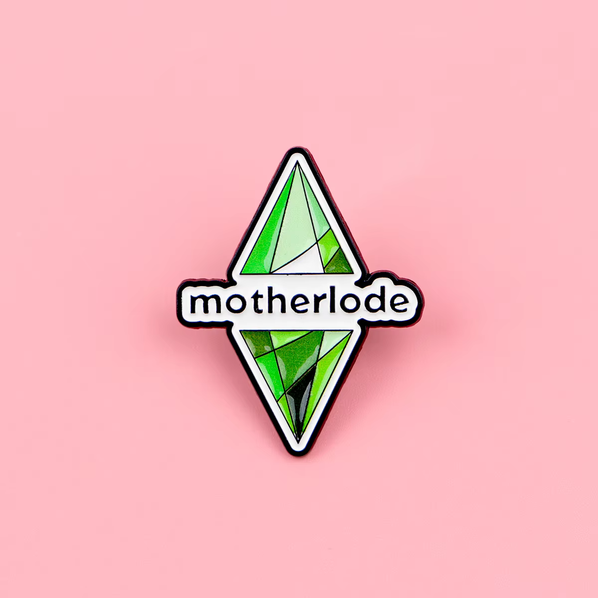 Broche en émail Green Diamonds Quotes
