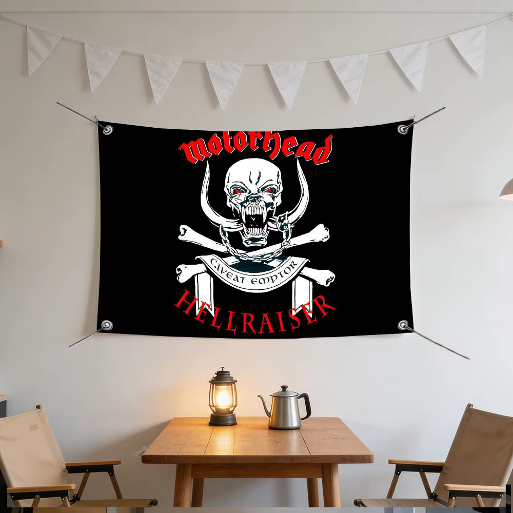 Drapeaux Music M-Motorhead Spécialisés pour la Décoration Intérieure et Extérieure