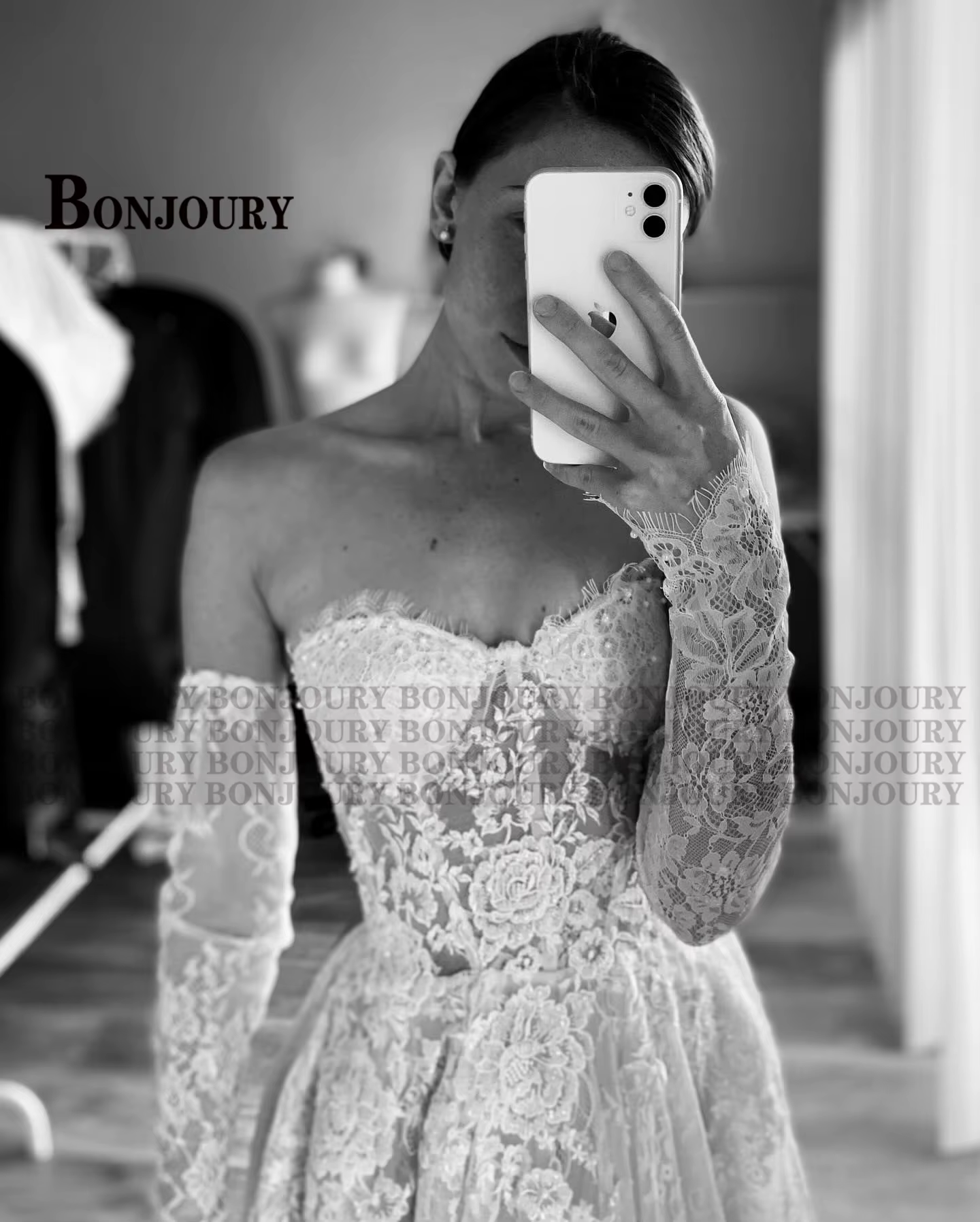 BONChain-Robes de mariée chérie URY pour mariée