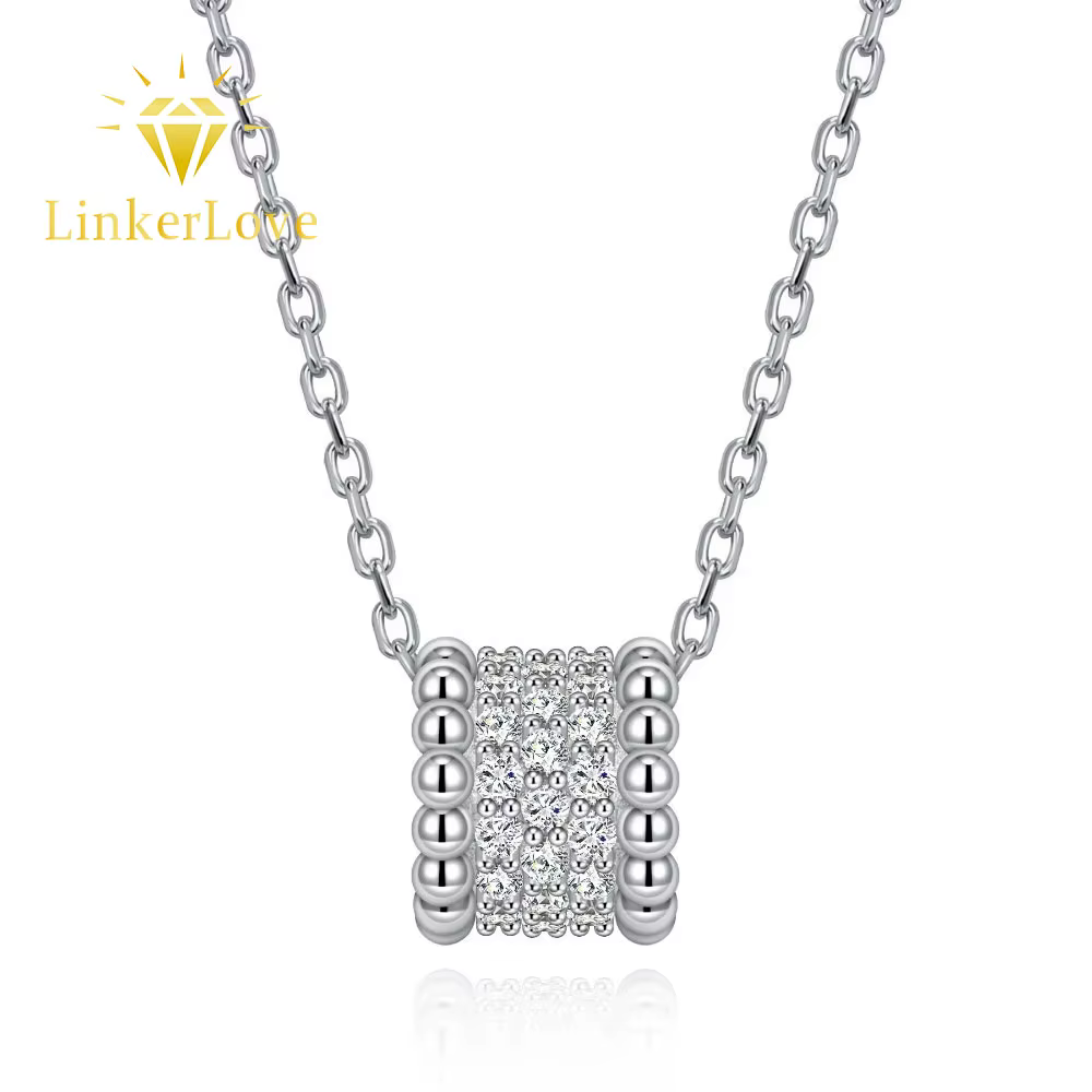 Group collier Moissanite pour femme