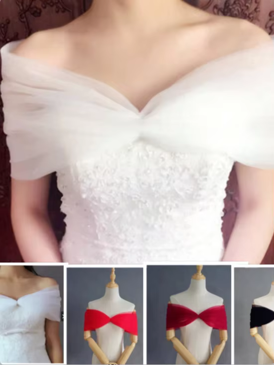 Châle de mariée pour robe de mariée