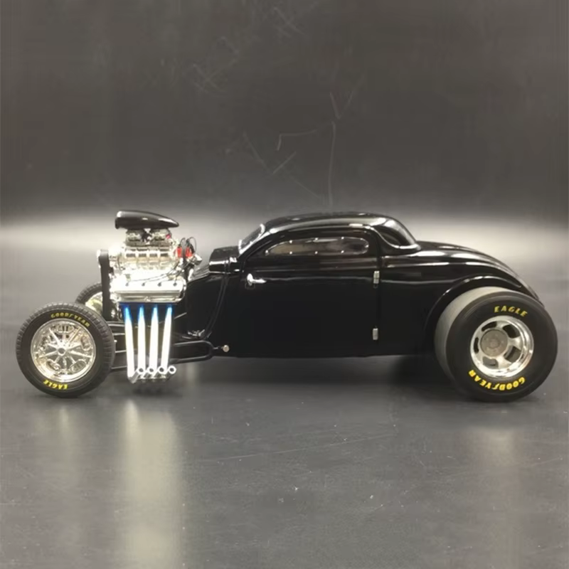 Modèle de voiture en alliage ACME 1:18 Outlaw 1934 Blown Altered