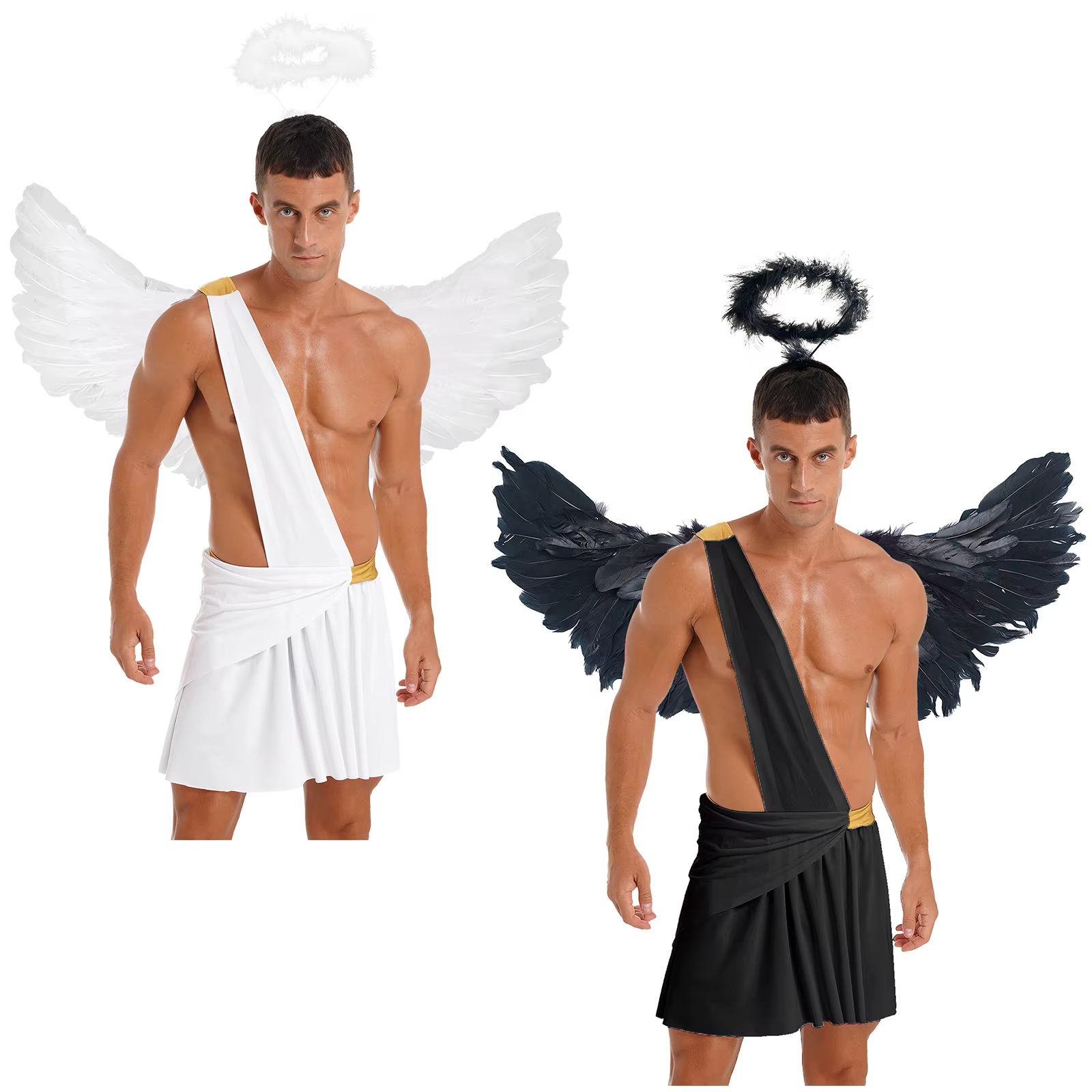 Costume de Cosplay d'ange pour hommes