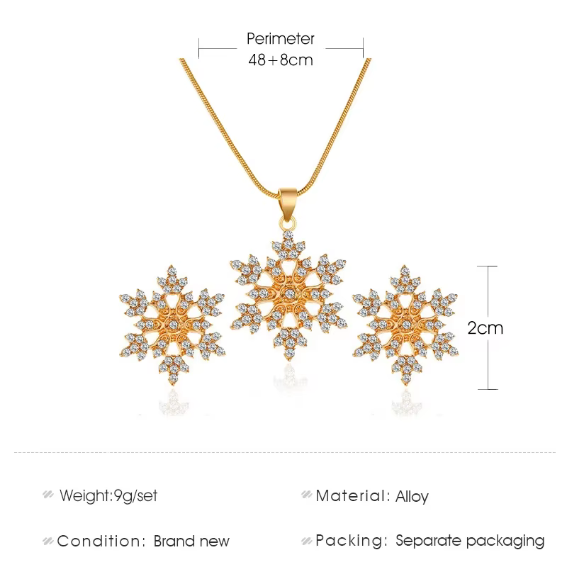 Ensemble de bijoux de luxe pour femmes