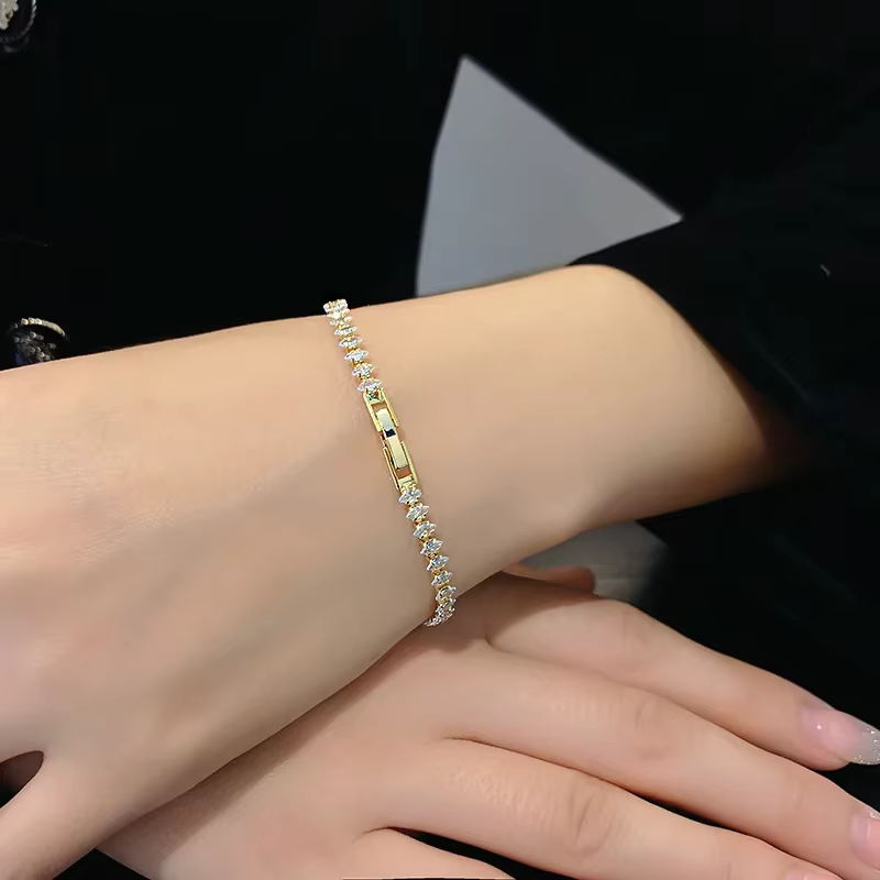 Bracelets de luxe en cristal romain pour femmes