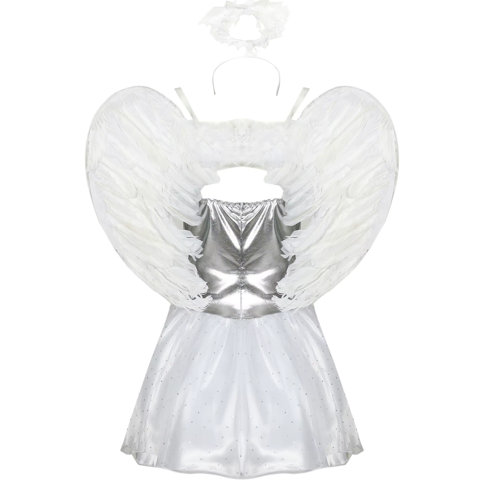 Costume d'Ange Blanc Sexy avec Aile pour Femme
