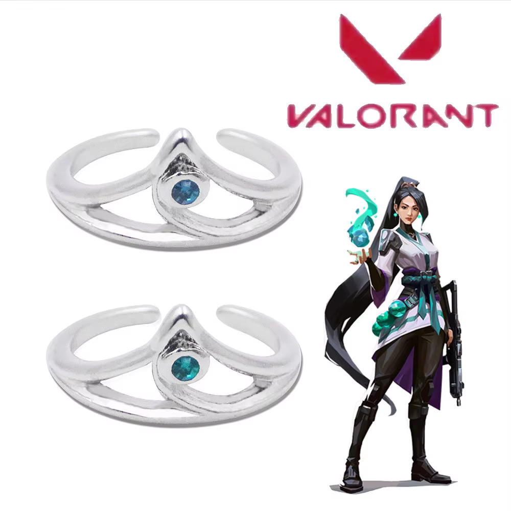 Bague réglable unisexe Sage de Valorant, accessoire de cosplay pour Halloween