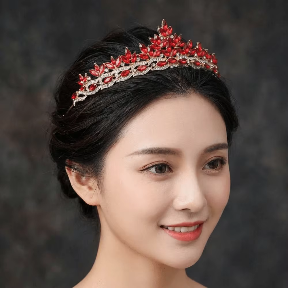 Couronne de cristal baroque étincelante