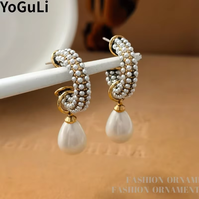 Boucles d'oreilles en forme de larme pour femmes