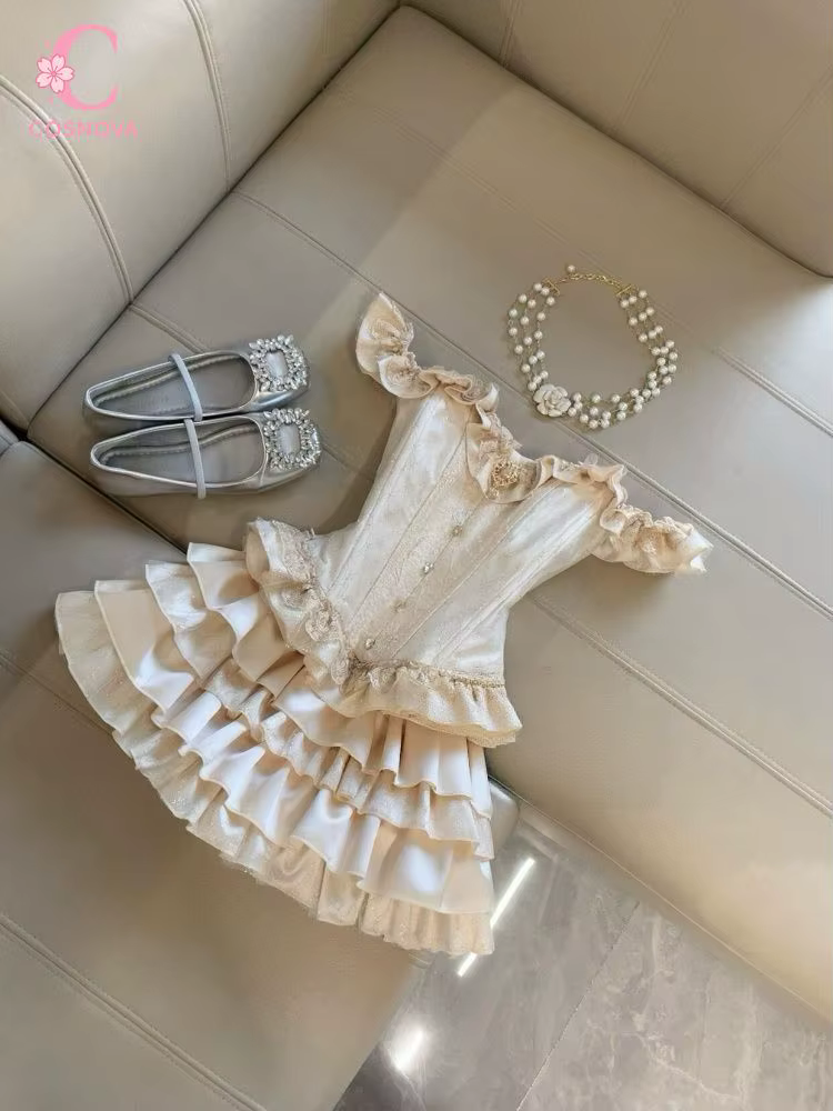 Ensemble 2 pièces élégant et coquette pour femme : Corset en dentelle