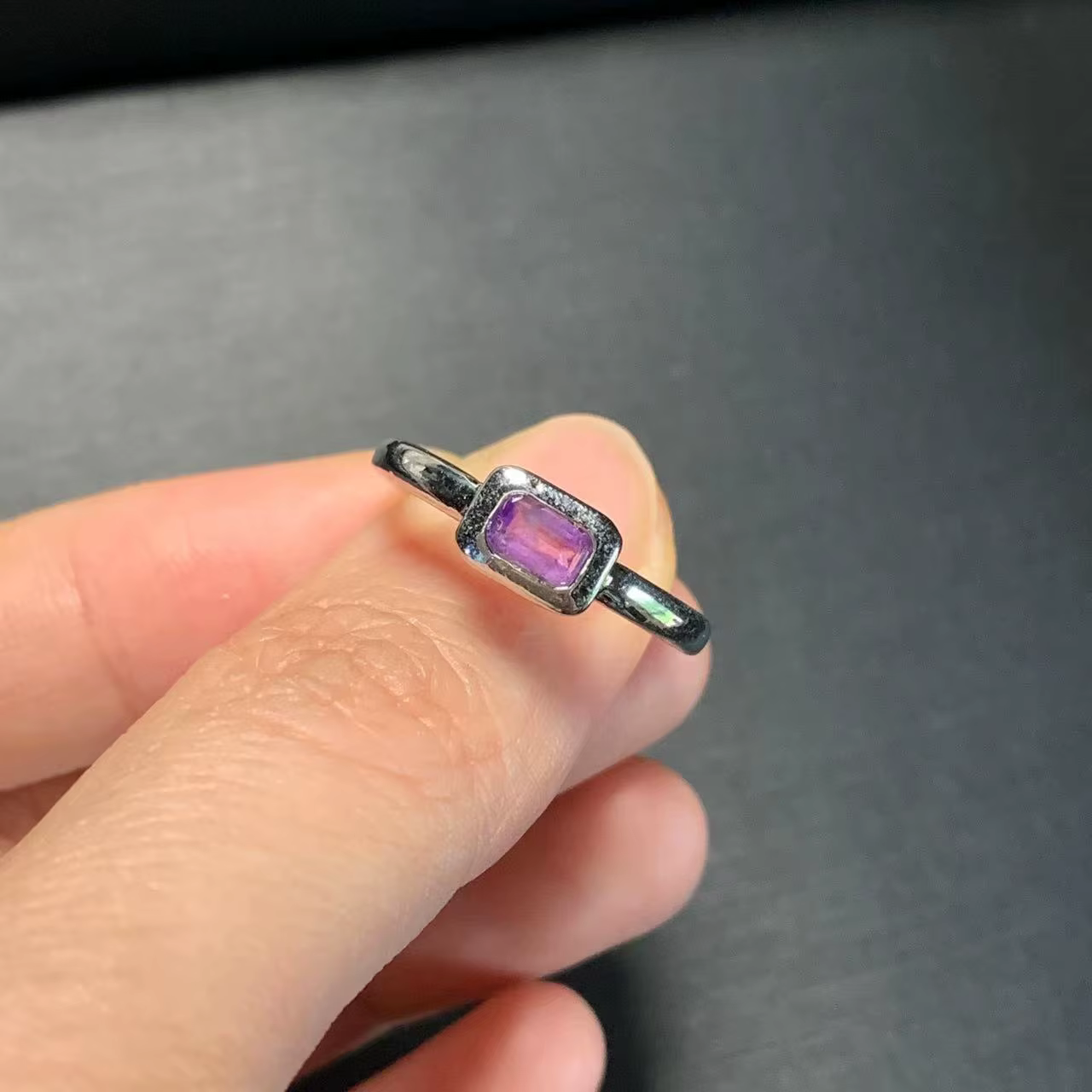 Bague en pierre naturelle Alanding Yst pour femme