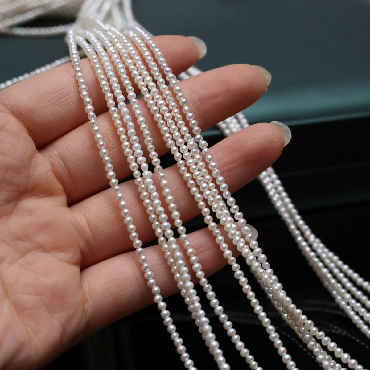 Perles de Culture naturelles originales AAA +