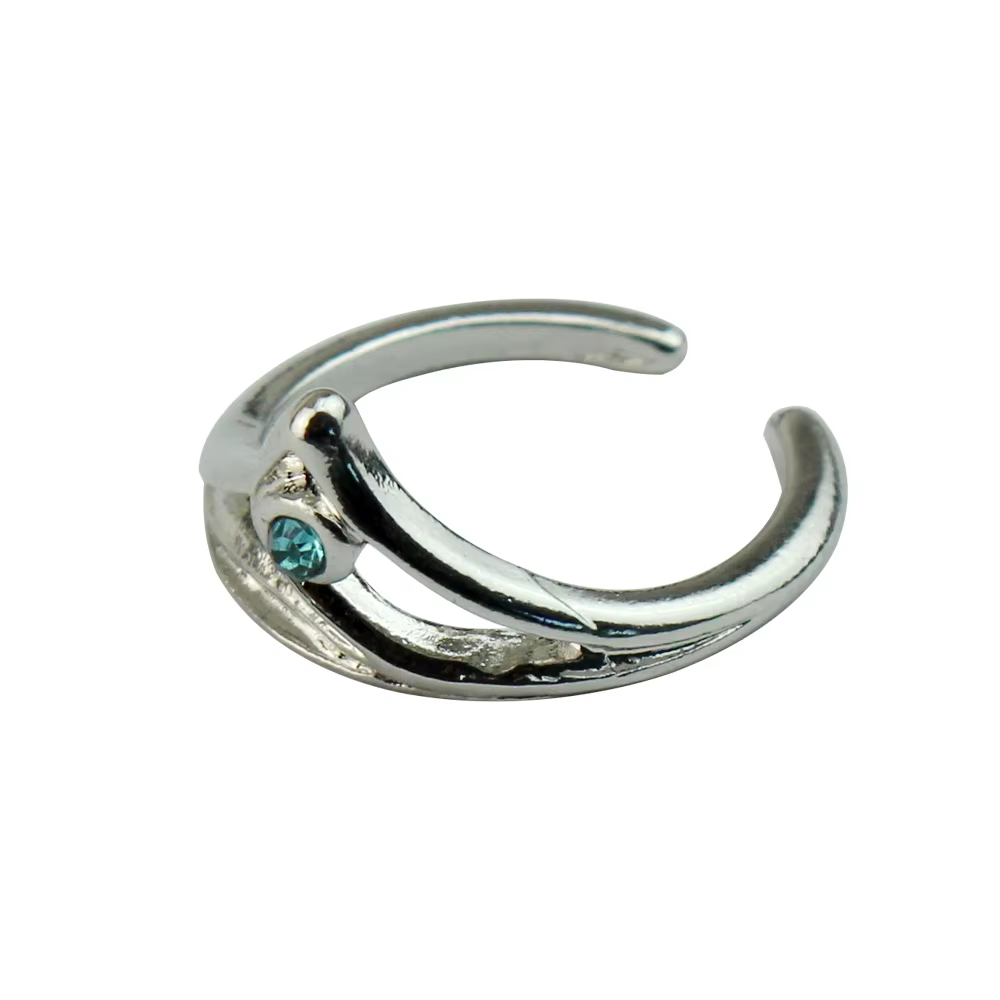 Jeu Valorant Sage Gamer anneau joueurs anneau réglable pour homme femme bleu strass anneau Cosplay cadeau