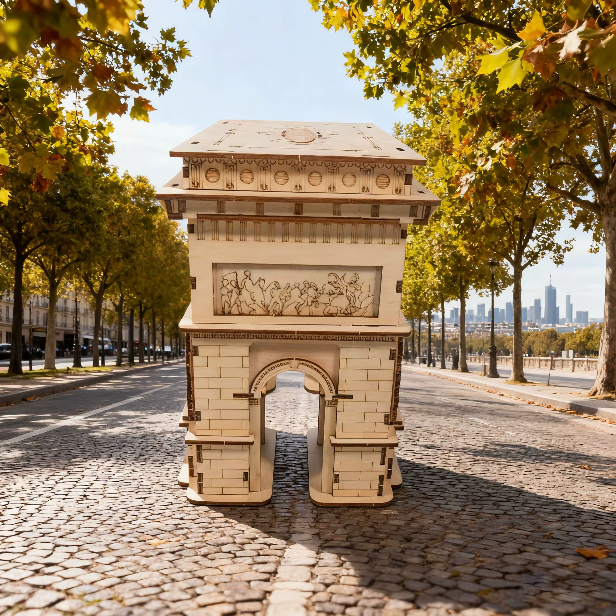 Arc de triomphe en bois