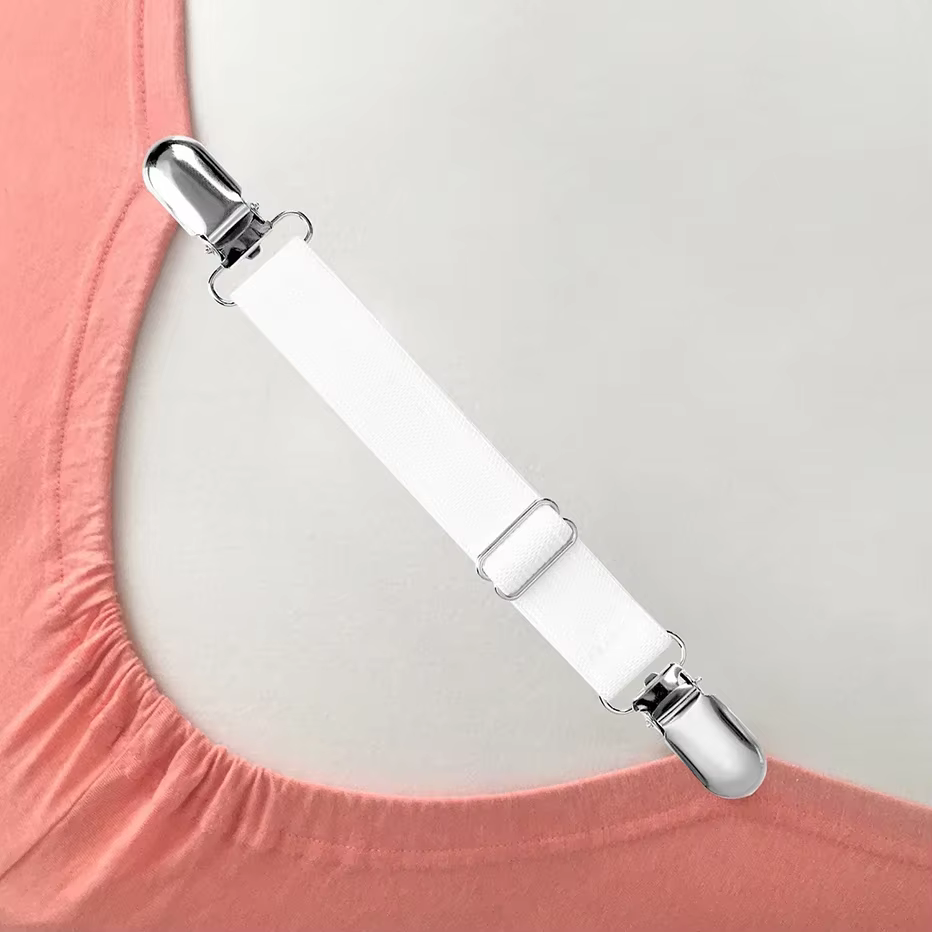 Bande de fixation élastique pour drap de lit