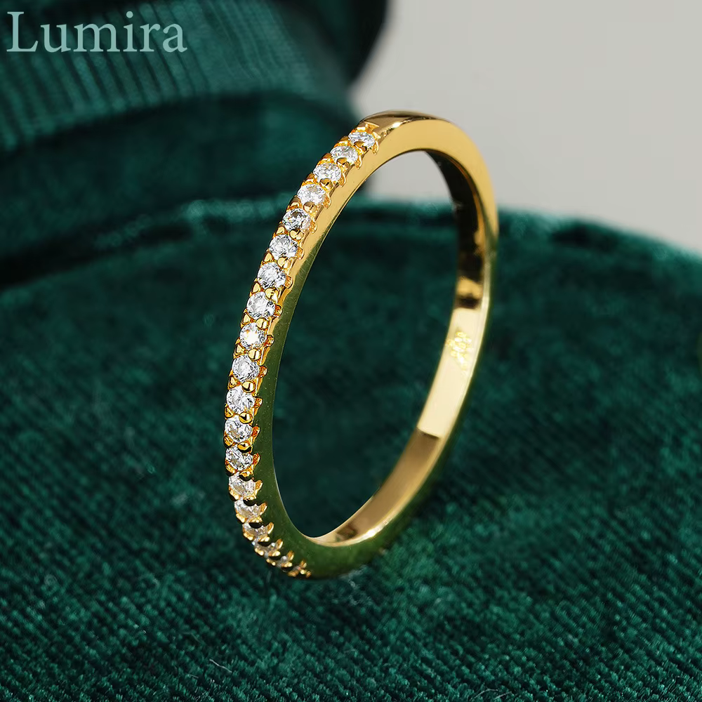Lumira – bague en or 100% 18 carats pour femmes