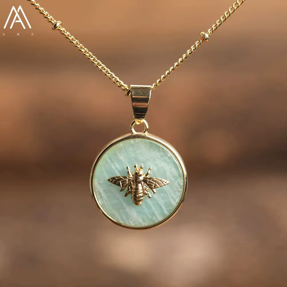Collier Ras du Cou en Pierres Naturelles de Labrumen