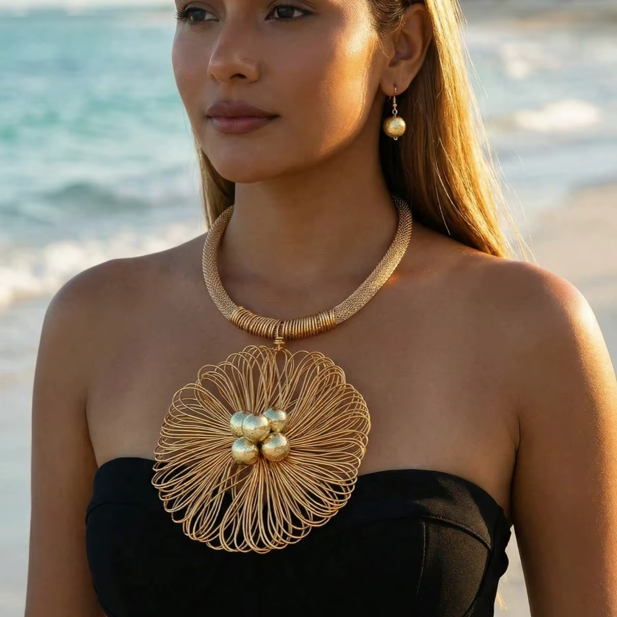 Ensemble de bijoux tendance au design unique