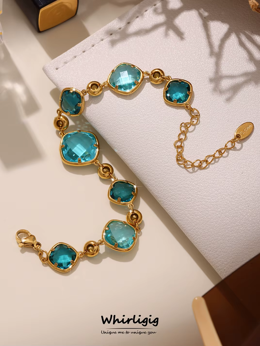 Bracelet carré Noble en acier inoxydable pour femmes