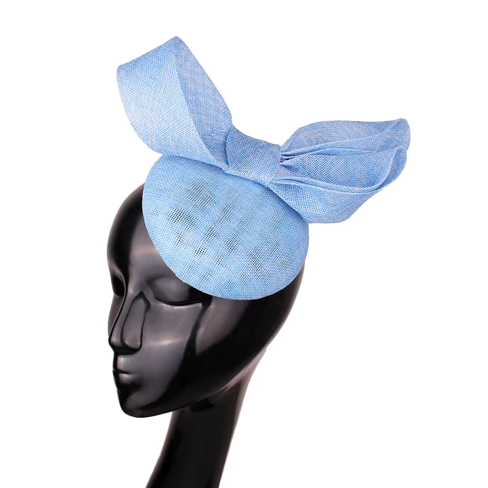 Chapeau Fascinator Élégant Bleu Ciel pour Femme