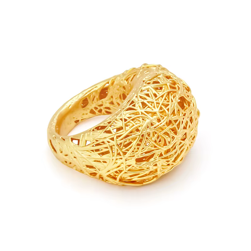 IVOG – bague en laiton plaqué or 18 carats pour femmes
