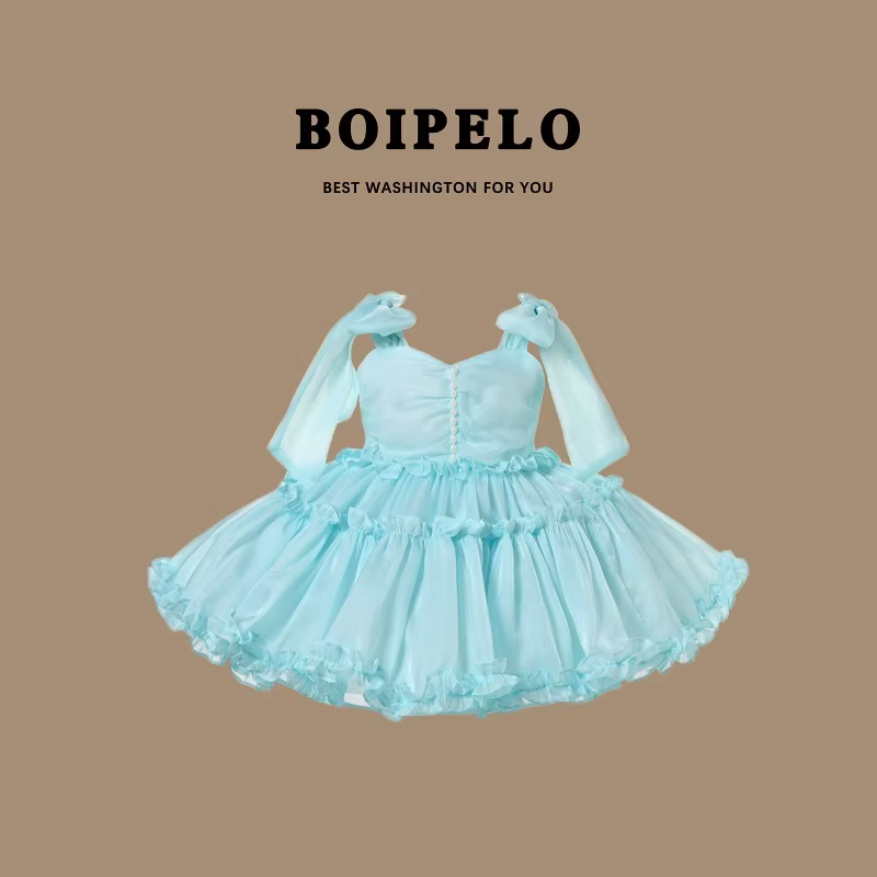 Robe de princesse faite à la main pour demoiselle d'honneur
