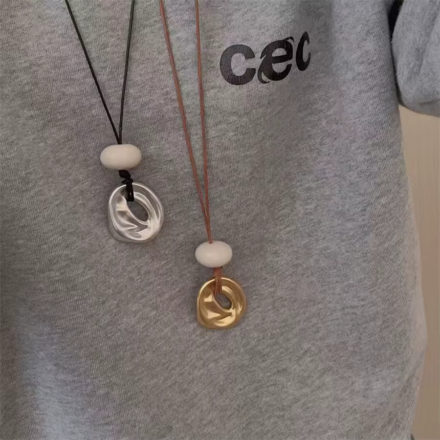 Collier de perles longues pour femmes et filles