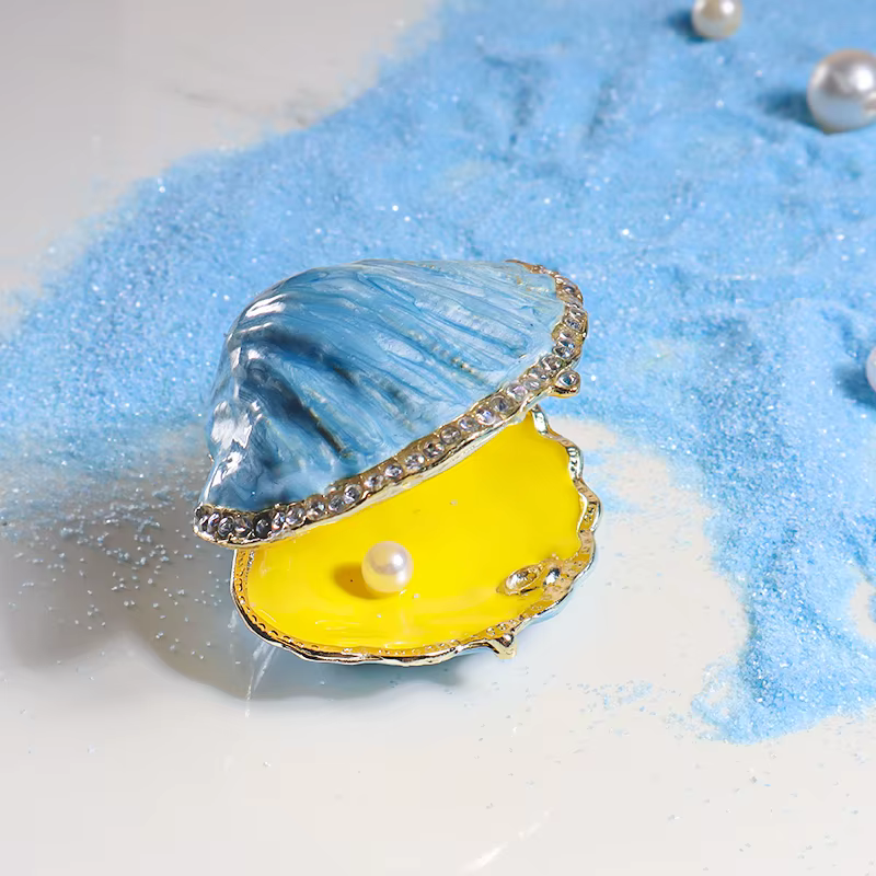 Boîte à bijoux créative en forme de vie marine