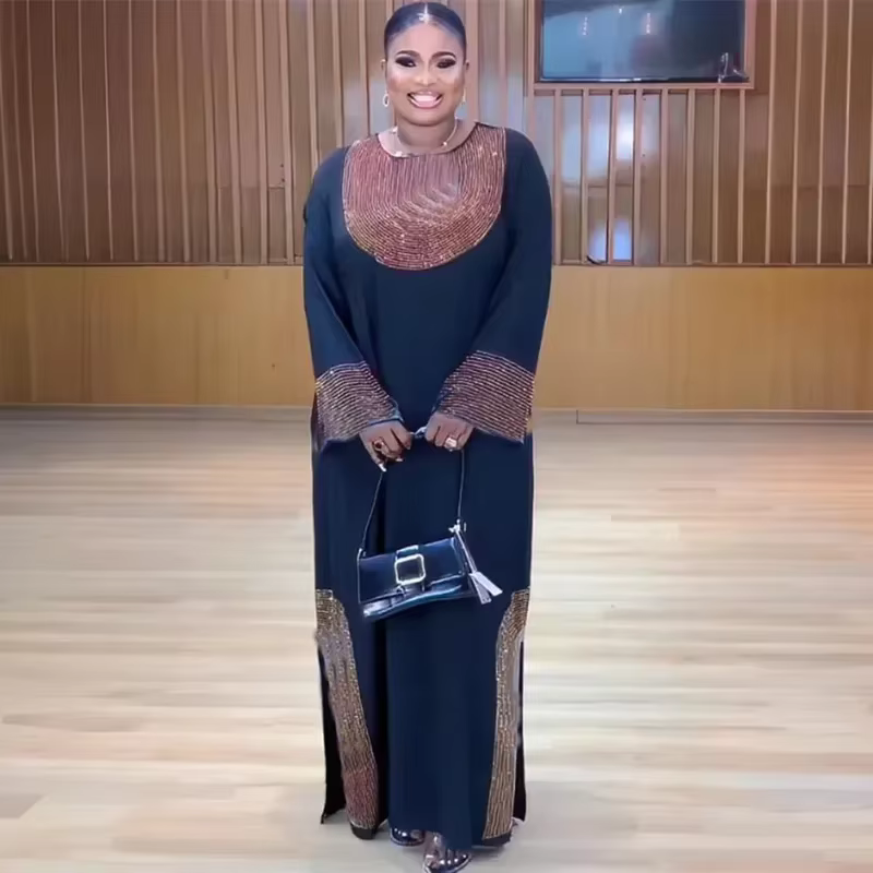 Abayas-Robe de Luxe pour Femmes Musulmanes Africaines