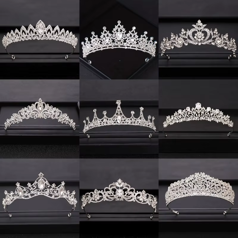 Couronne de mariage, bijoux de cheveux