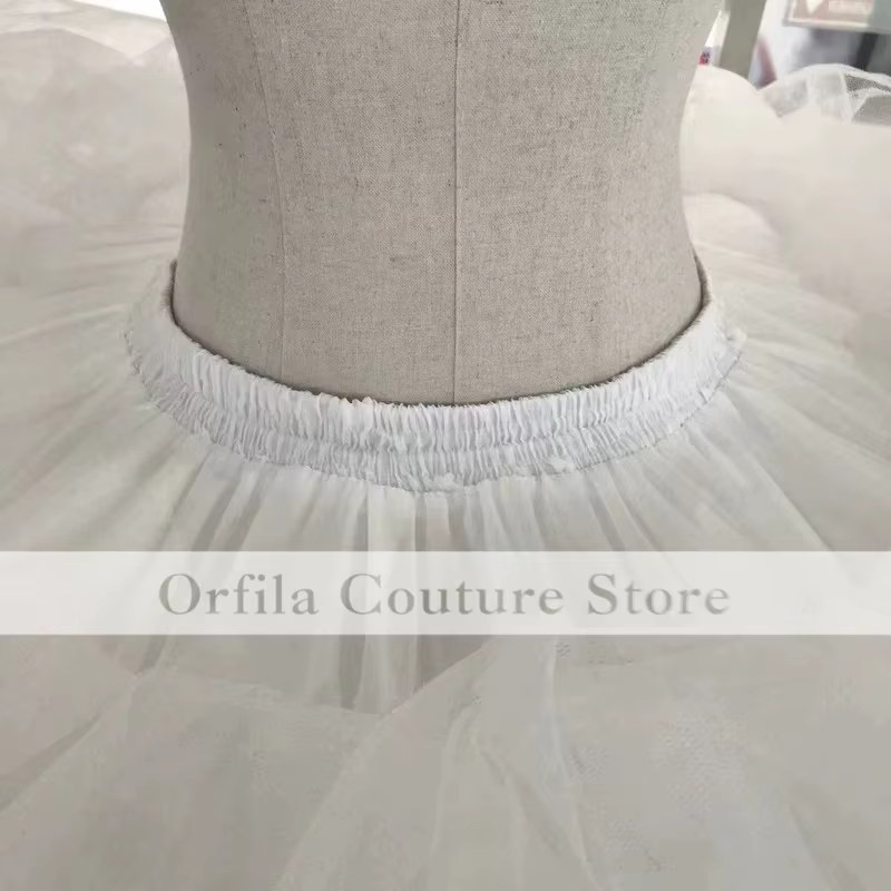 Jupon de mariage à 7 cerceaux blanc