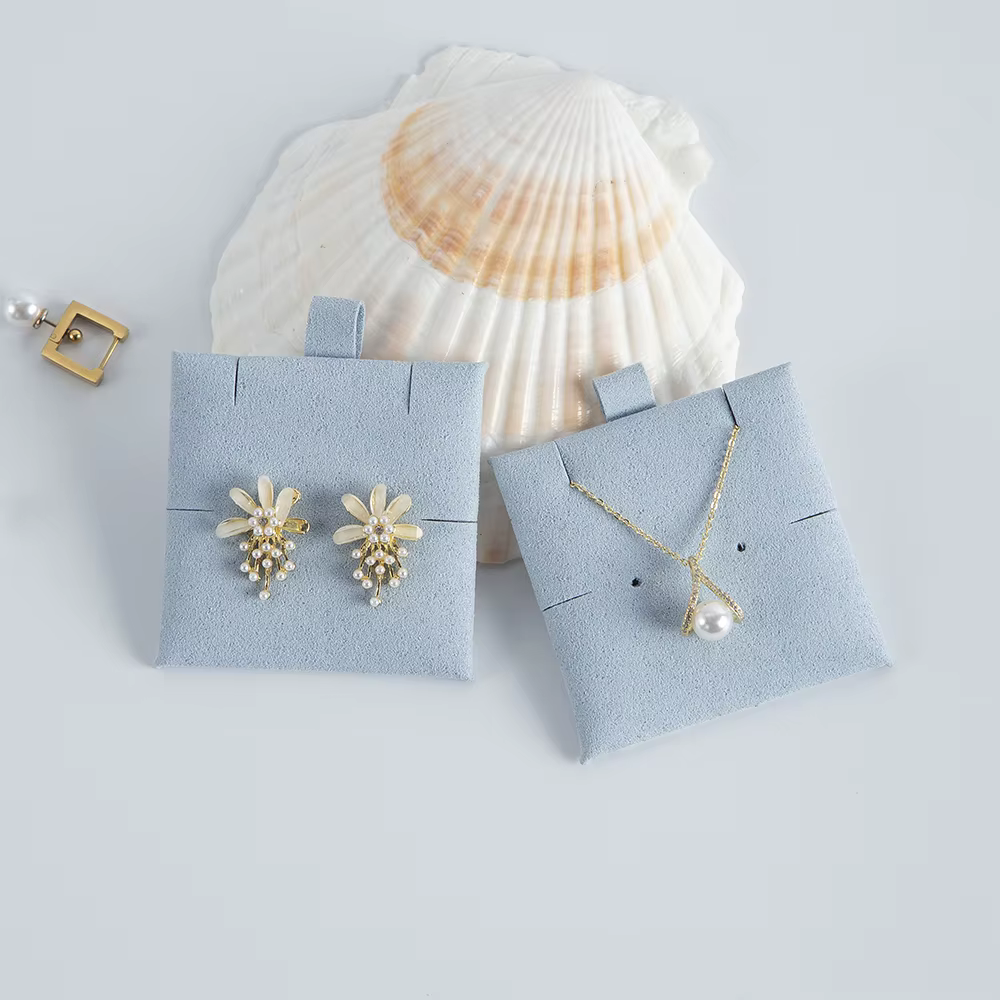 Lot de 5 cartes de présentation pour bijoux 6x6cm