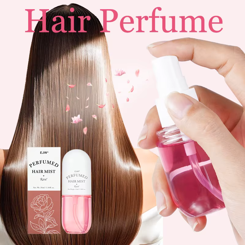 Brume parfumée pour cheveux Rose Enchanting - Parfum floral chaud, séduisant, rafraîchissant et non gras, longue tenue, hydratant, spray pour cheveux