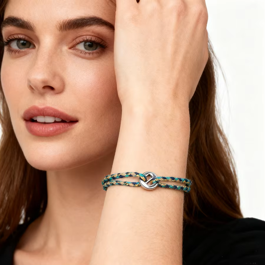 Bohême femmes fil de coton Bracelet Vintage Viking à la main tressé chaîne Braslet amitié bijoux Mather Day cadeau Pulseras