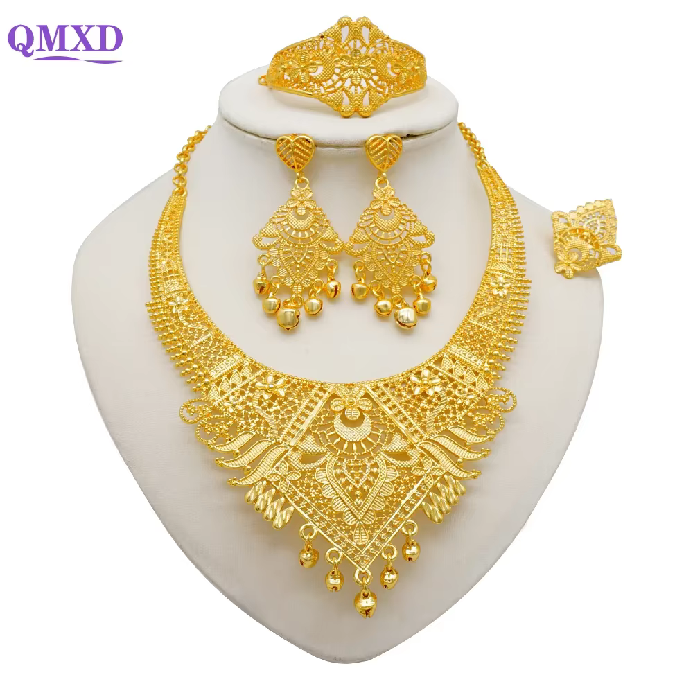Ensemble de bijoux en or éthiopien et indien