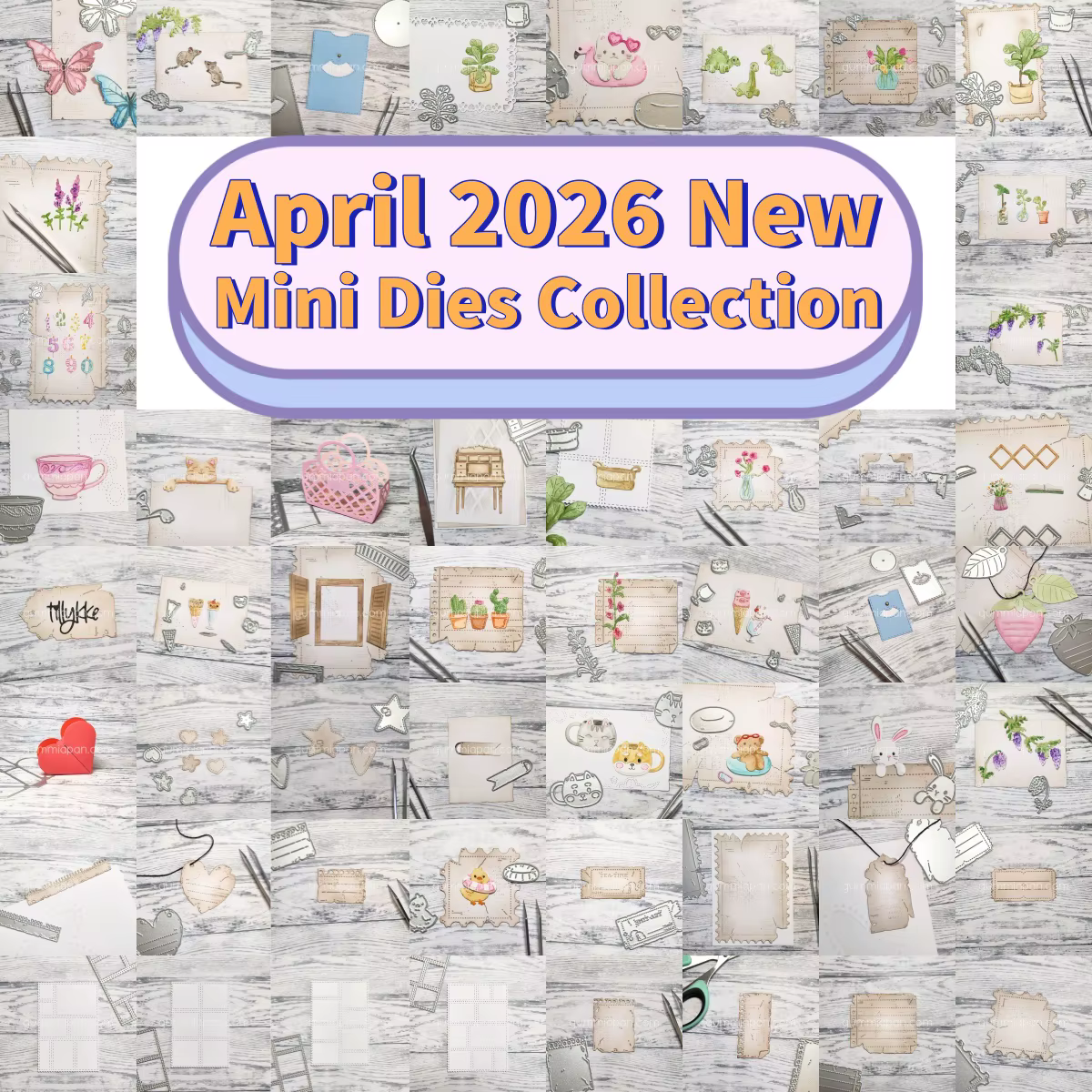 Nouveauté Avril 2026 : Mini matrices de découpe en métal pour DIY