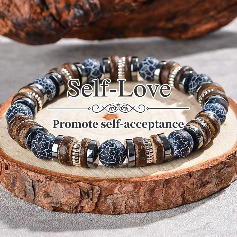 Bracelet de protection d'équilibre de pierres précieuses naturelles