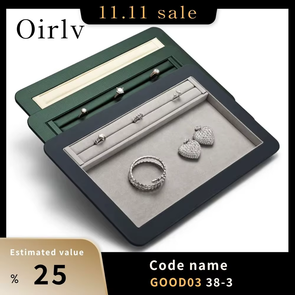 Oirlv Plateau à bijoux Organisateur premium pour bagues
