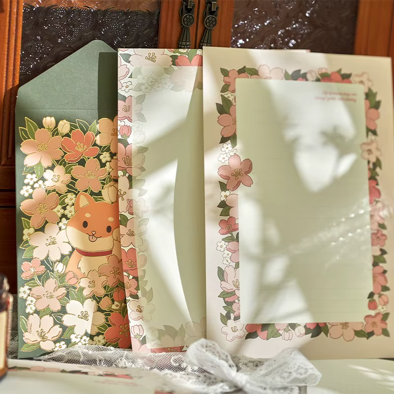 Ensemble de 6 papiers + 3 enveloppes