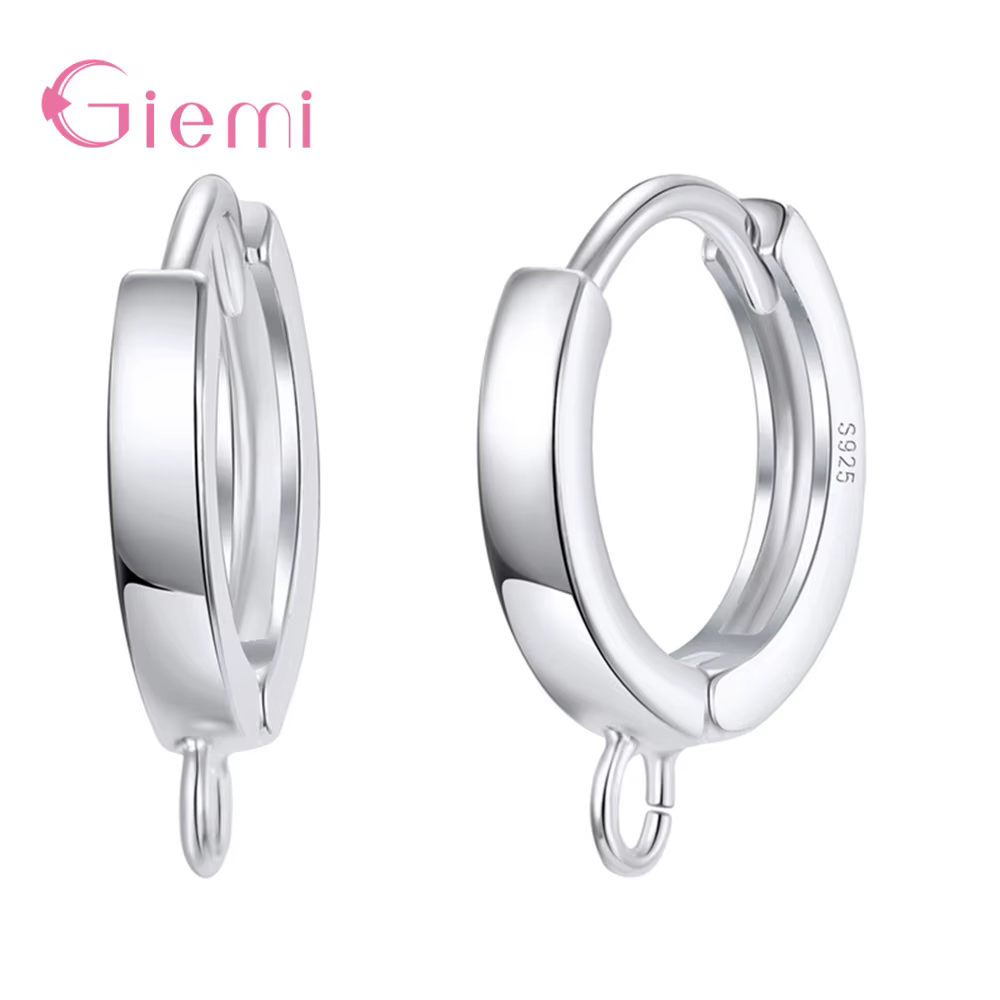 Boucles d'oreilles en argent regardé 925 pour femmes