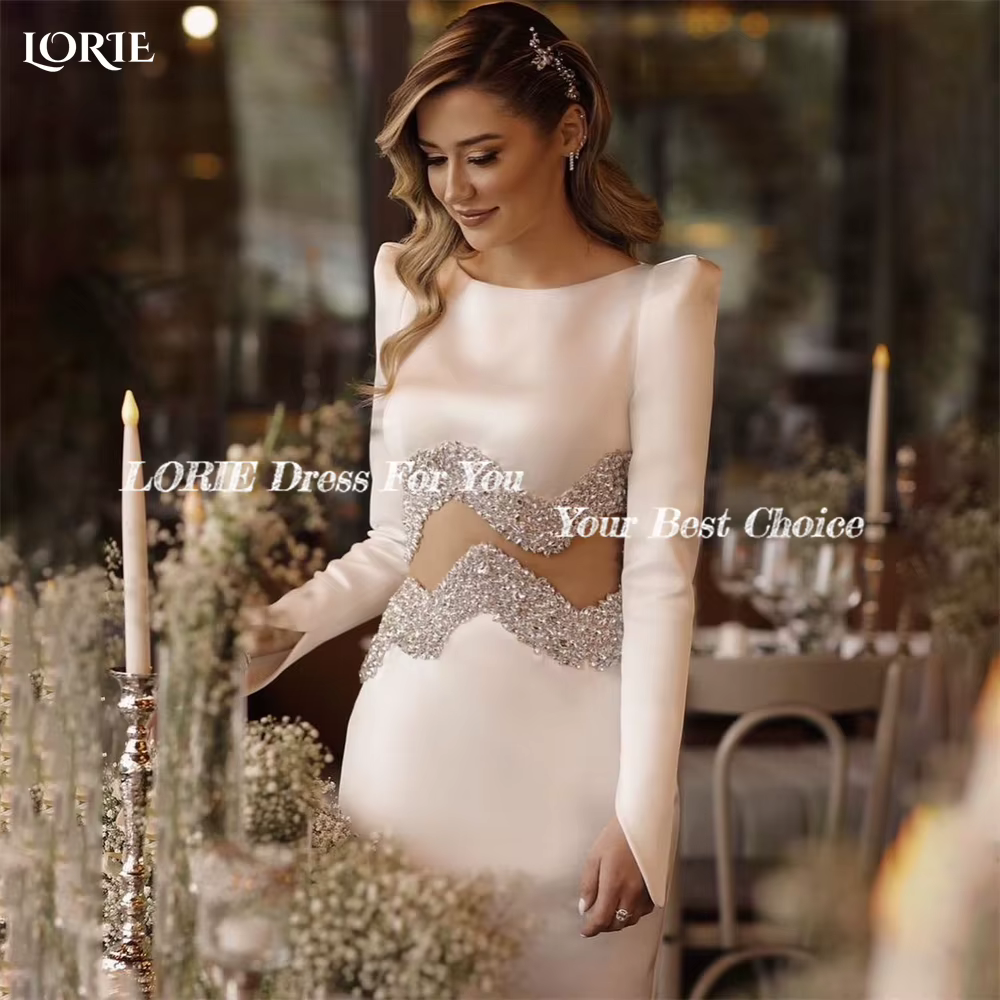 Robe de Mariée Sirène en Satin de Luxe
