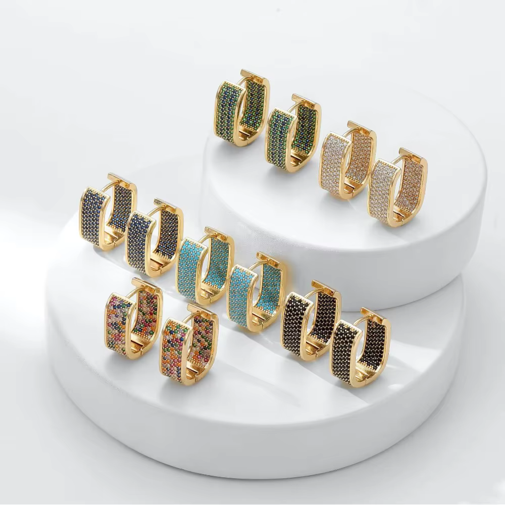 Boucles d'oreilles dorées