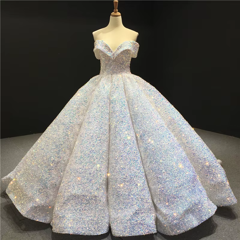 Robe de mariée colorée