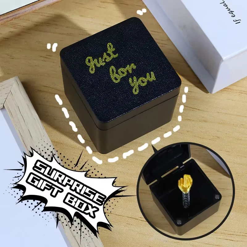Doigt d'honneur amusant en boîte - Décoration de bureau