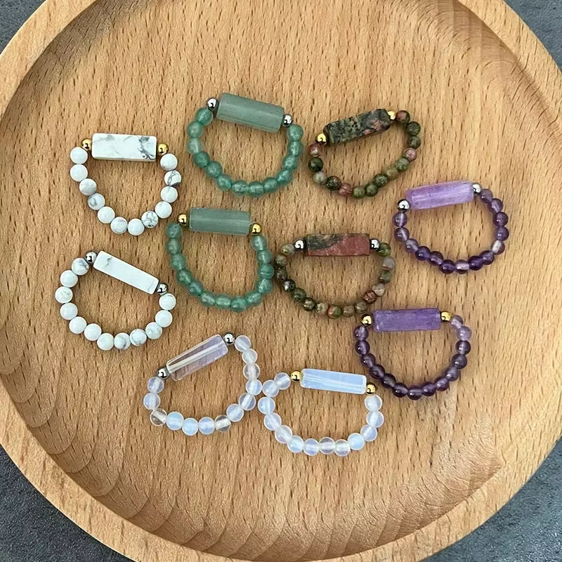 Bagues bohème améthyste pour mariage