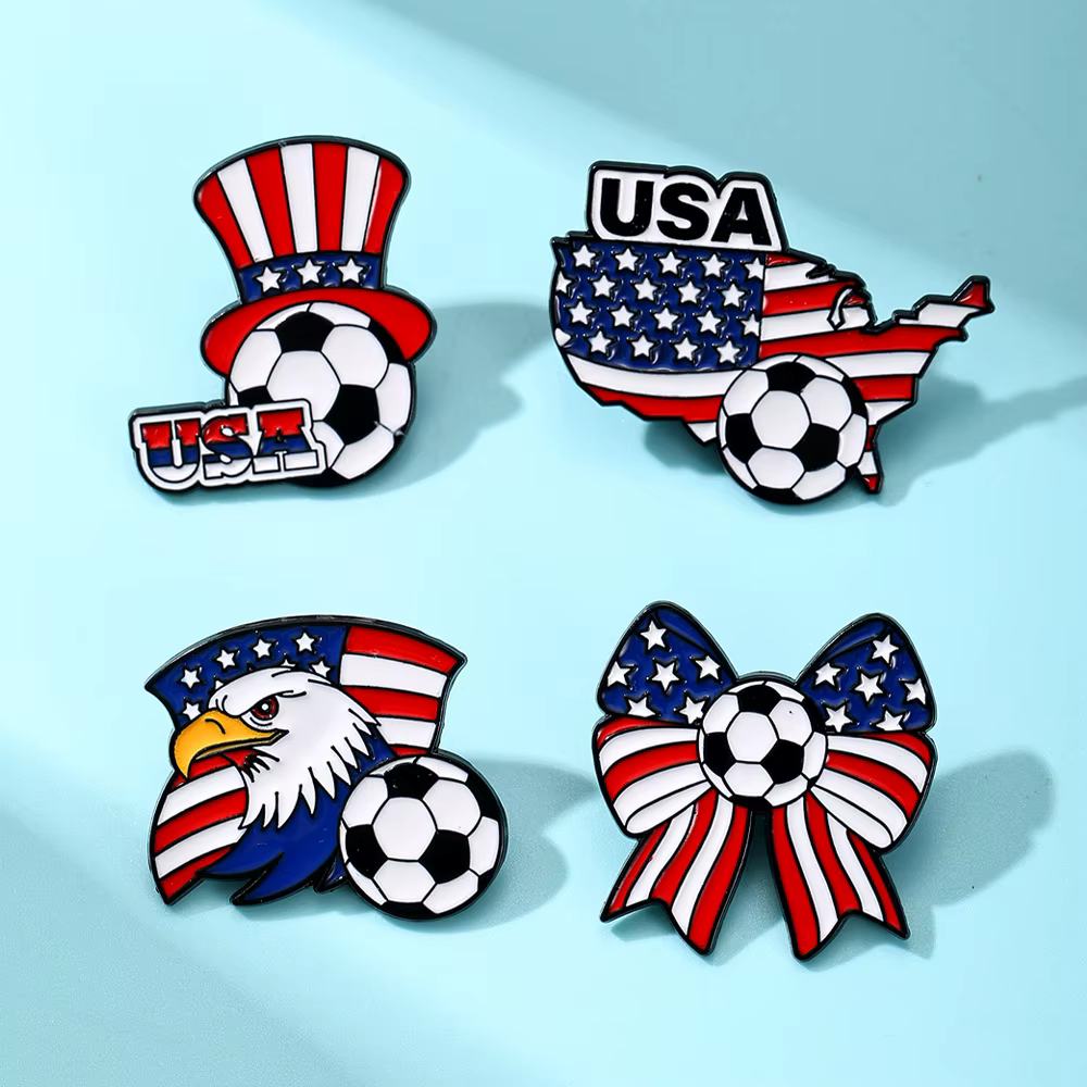 4 Broches Chic en Alliage pour Femmes et Hommes
