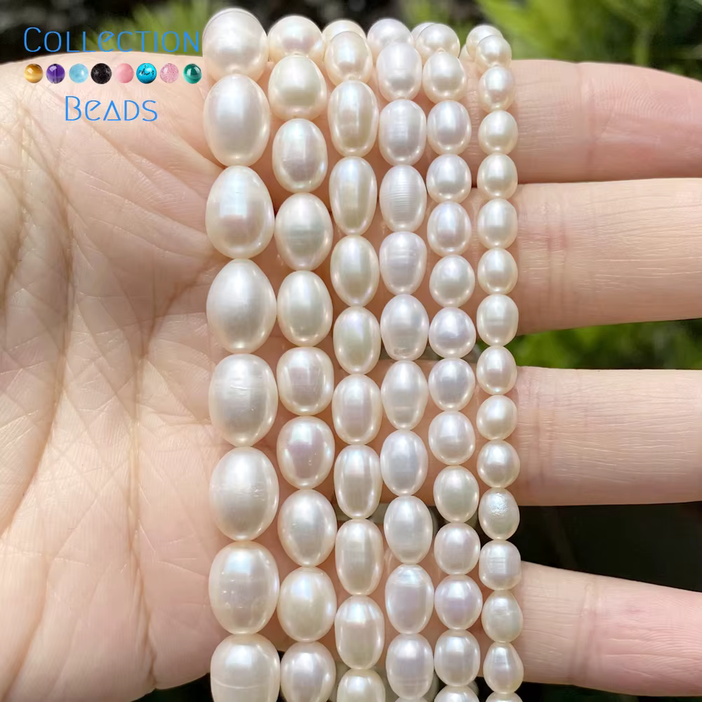 Perles d'eau douce 100% naturelles