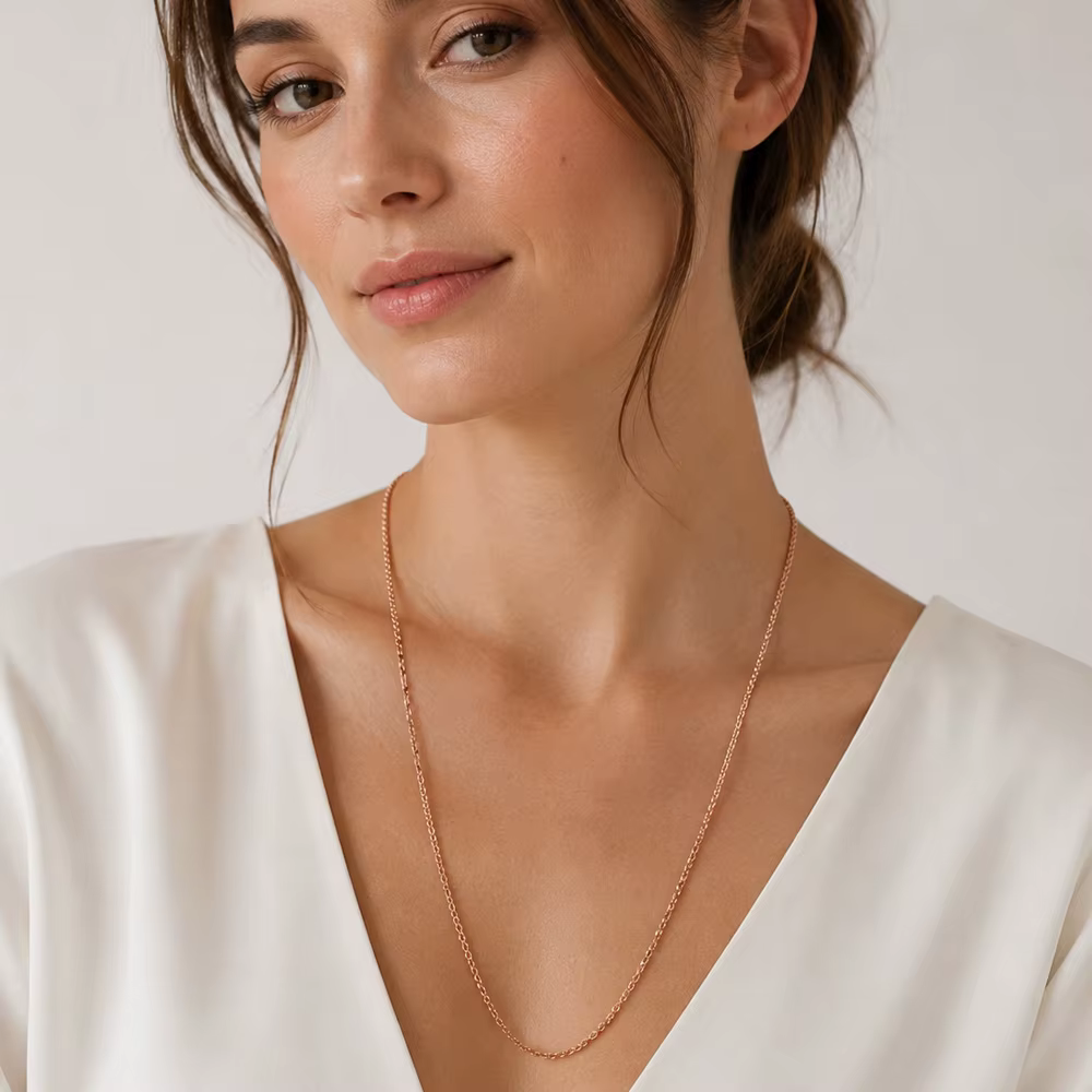 Collier chaîne Belcher rond