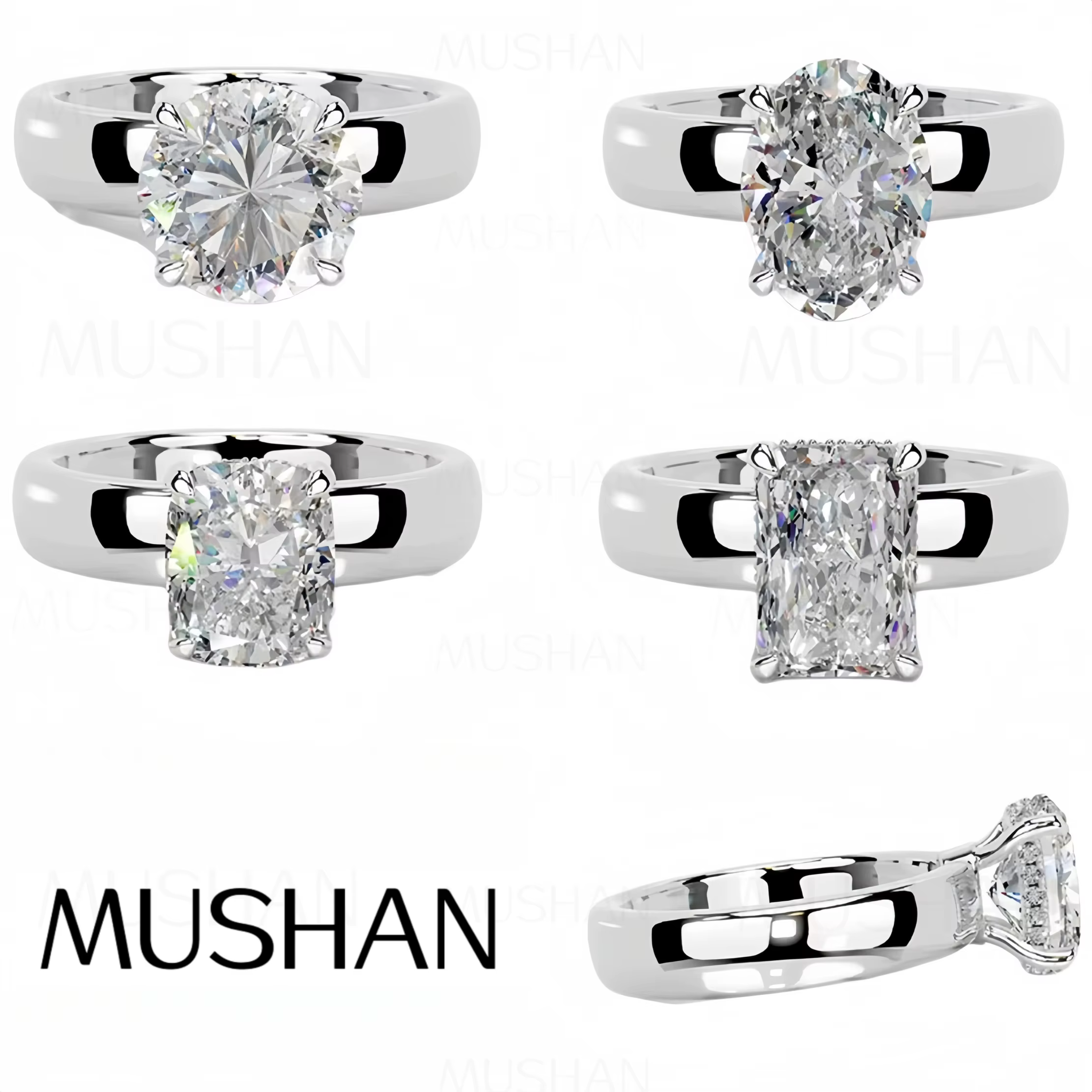 Bague en argent sterling 925 MUSHAN