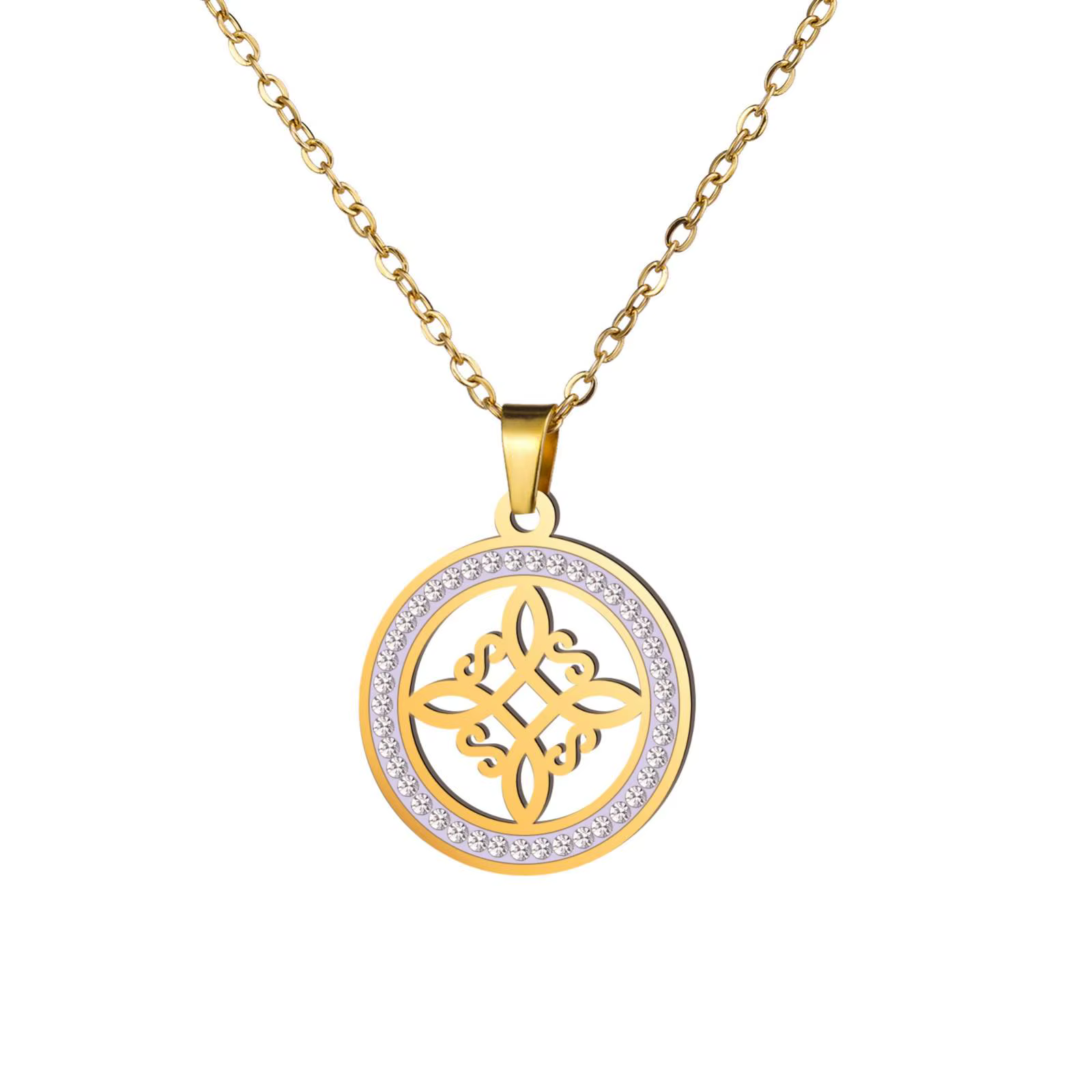 Collier pendentif nœud de sorcière pour femmes et hommes